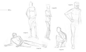 poses de 30 secondes