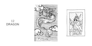 Dessin inktober 2019 dragon