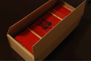 Coffret prêt à être envoyé